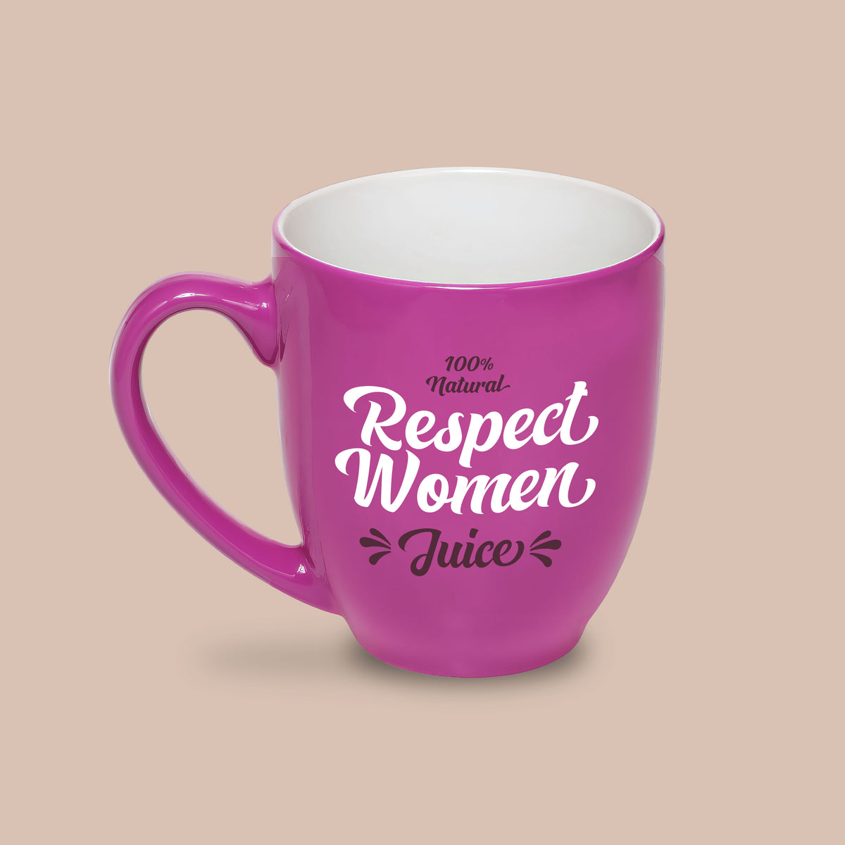 Sarah Z Respect Women Juice Mug – Nebula Merch Store