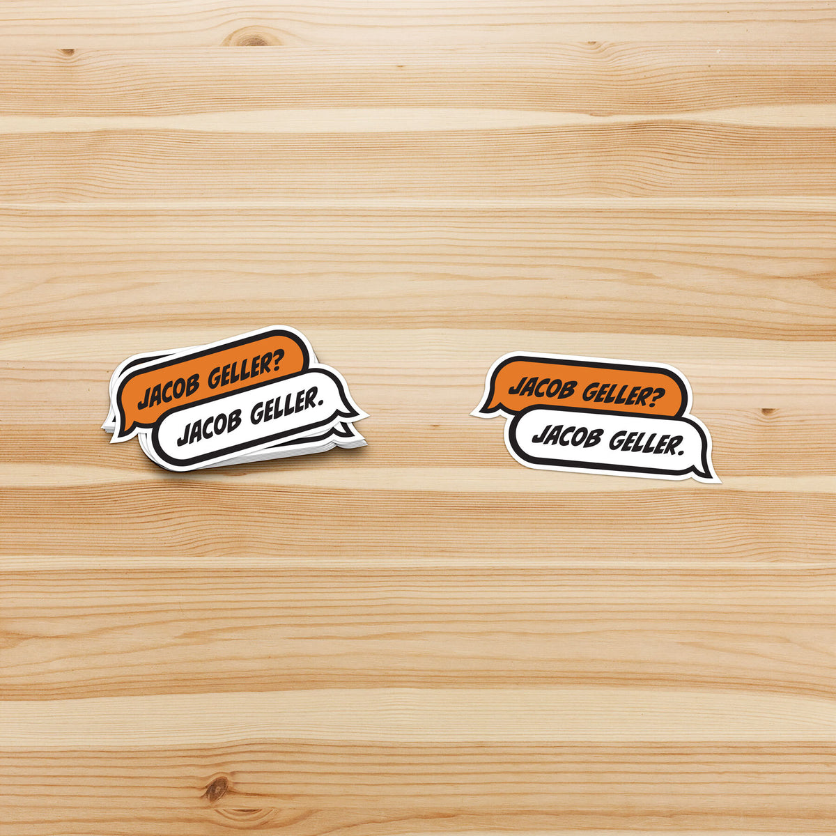 Jacob Geller? Jacob Geller. Sticker Nebula Store
