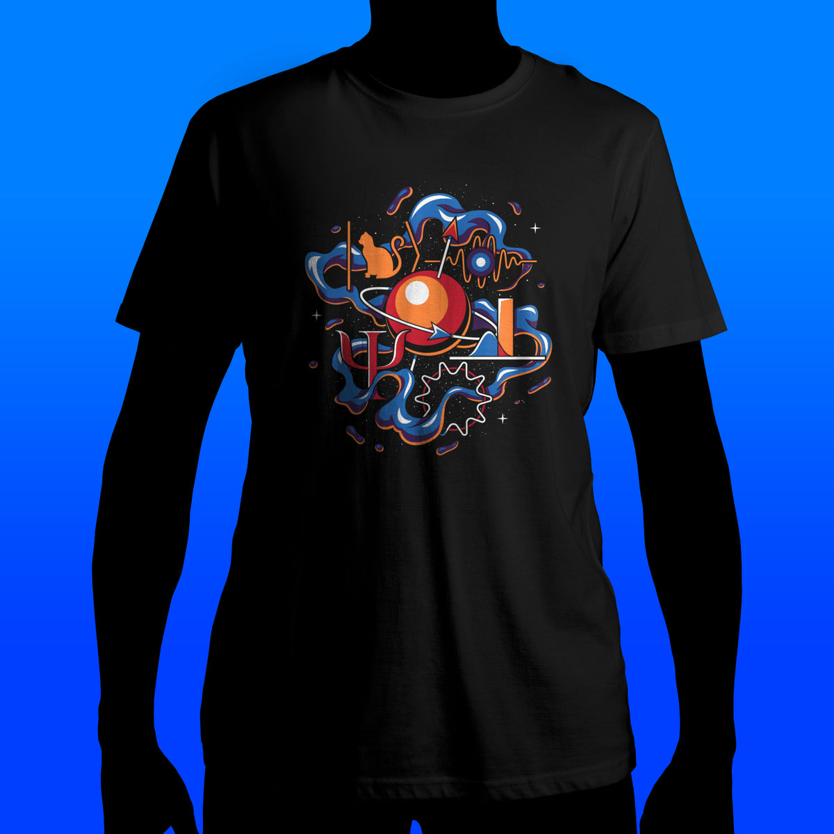 Up and Atom Quantum Mechanics T Shirt