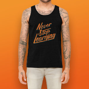 Thomas Frank Never Stop Learning Tank Top