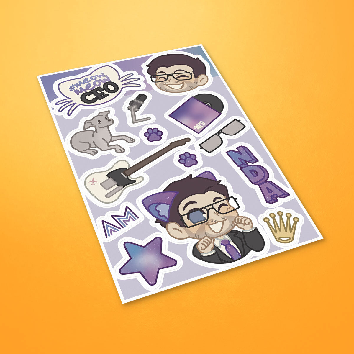 Character Sticker Sheets - Bulk Order – Iggy and The Inhalers