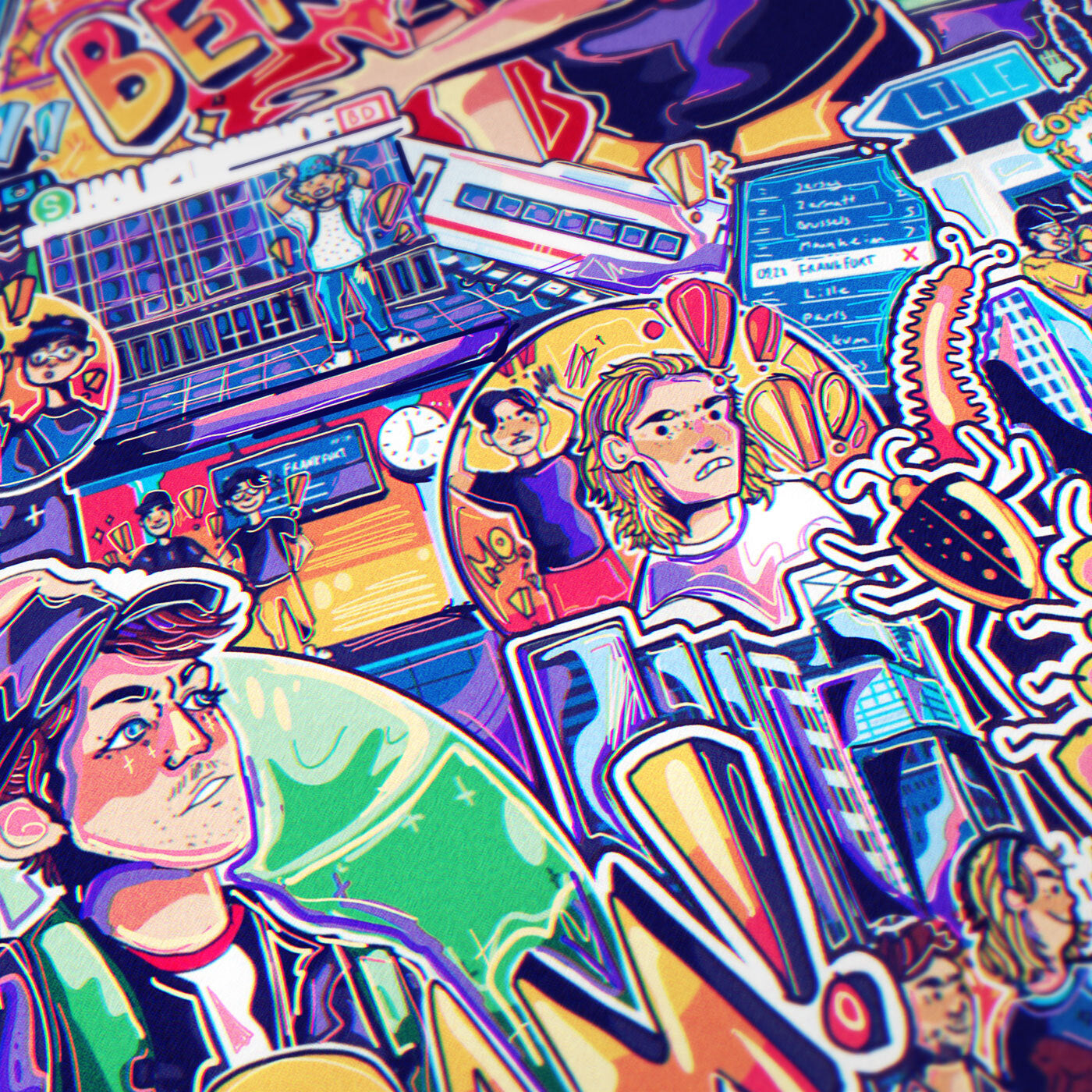 Wendover Jet Lag The Game Poster Nebula Merch Store