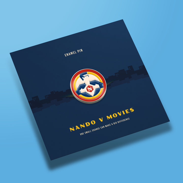Nando V Movies Logo Pin