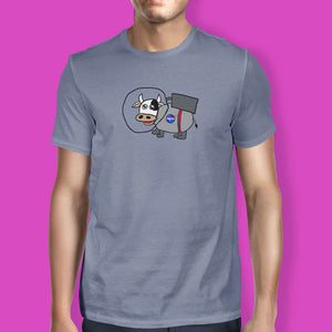 Second Thought Space Cow T-Shirt