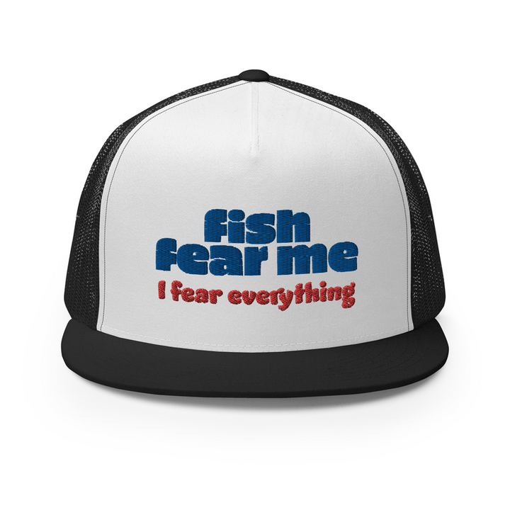 Jacob Geller 'Fish Fear Me, I Fear Everything' Hat