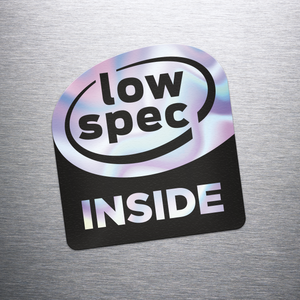 LowSpecGamer LowSpec Inside Sticker
